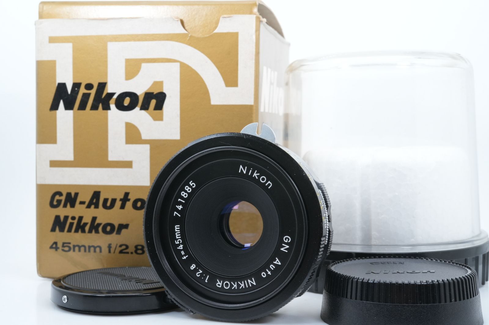 美品 Nikon GN Auto Nikkor C 45mm f2.8 標準 単焦点 パンケーキ マニュアル オールドレンズ - メルカリ