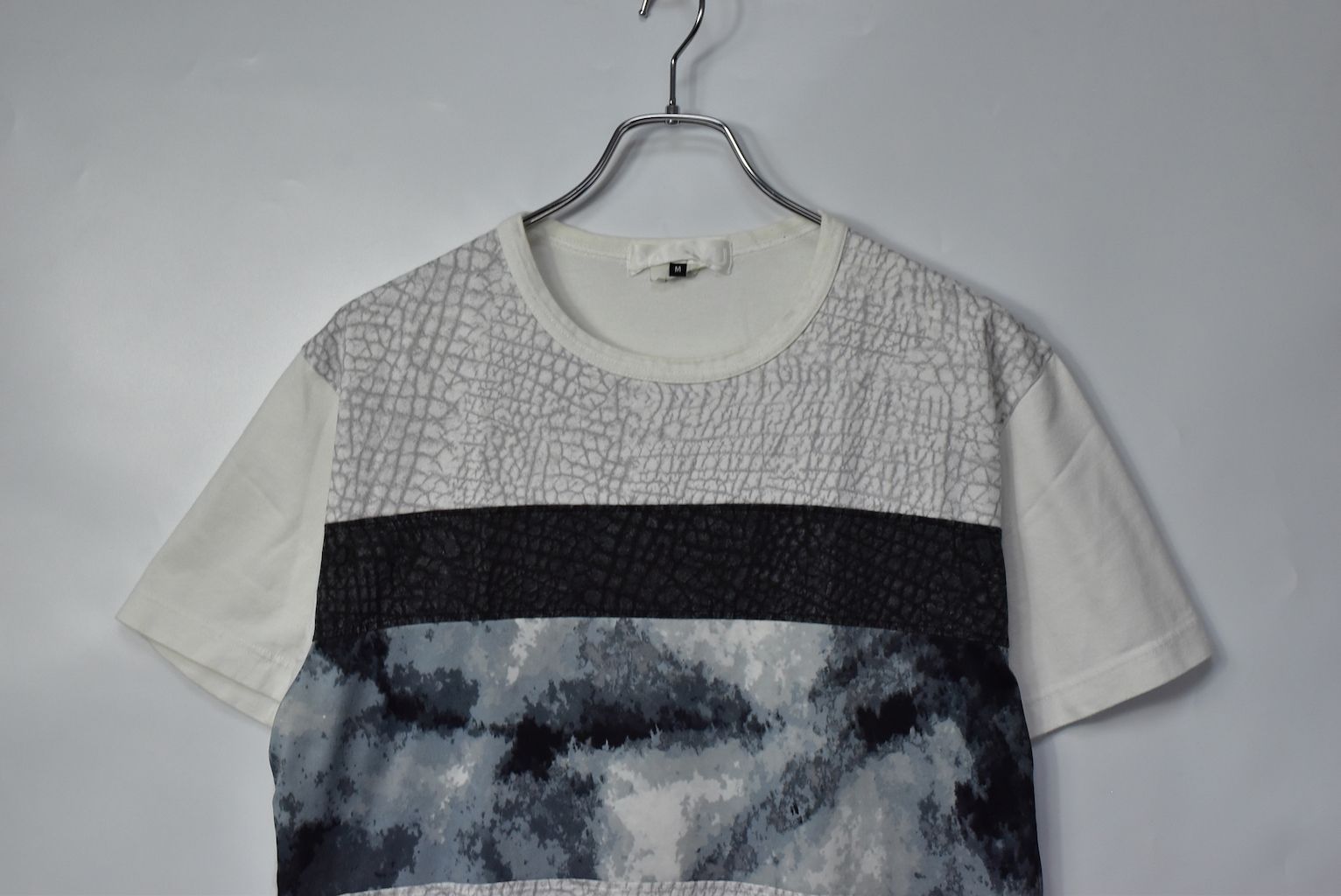 GANRYU ガンリュウ デザイン 切替 半袖 Tシャツ COMME DES GARCONS 