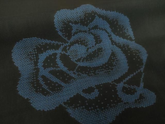 平和屋着物○本場大島紬 9マルキ 地空 舞花文 正絹 逸品 DAAS3040ps  