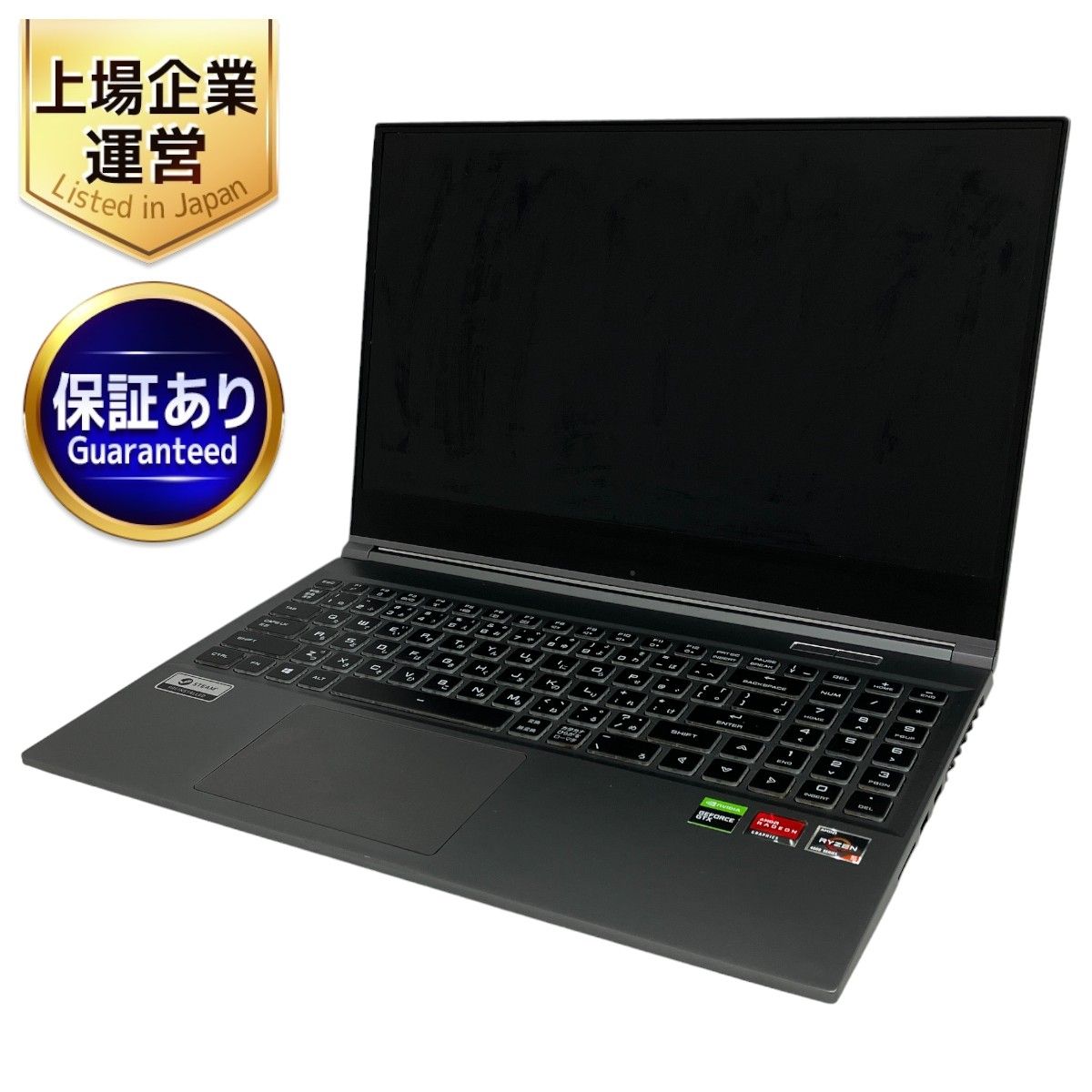 Thirdwave GALLERIA GR1650TGF-T 15.6インチ ノートパソコン Ryzen 5 4600H 16GB SSD 512GB  GTX 1650 Ti win11 中古 M9002971 - メルカリ