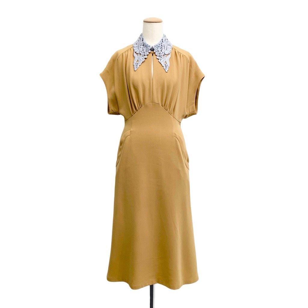 美品】 Mame Kurogouchi / マメクロゴウチ | Silk Lace Collar A