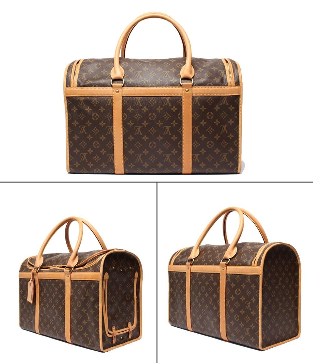 ルイ ヴィトン キャリーバッグ ペットキャリー メッシュ ウインドウ付き サック シヤン50 M42021 レディース LOUIS VUITTON