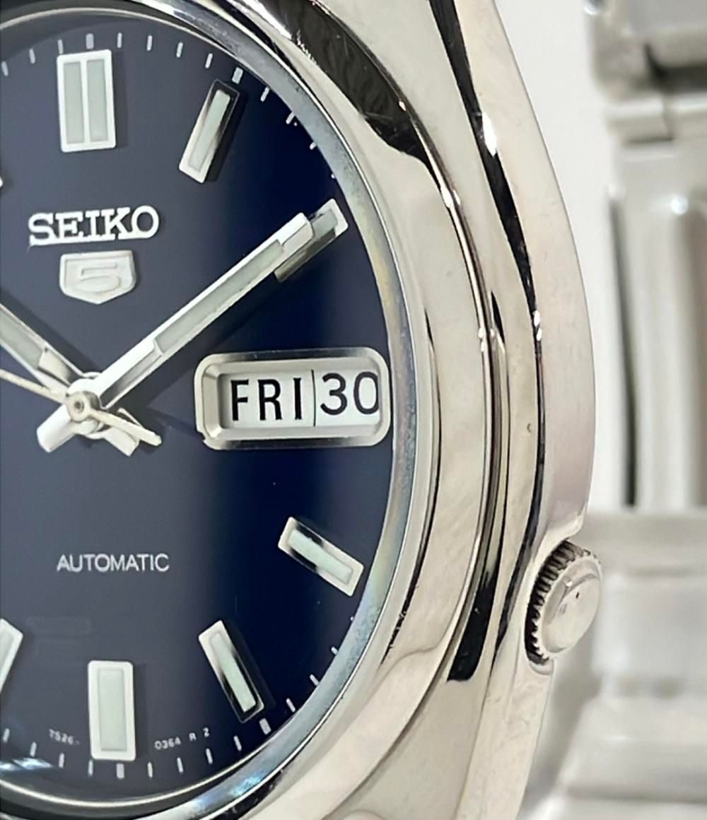 セイコー 腕時計 5 ファイブ 7S26-3040 自動巻き ブルー メンズ SEIKO