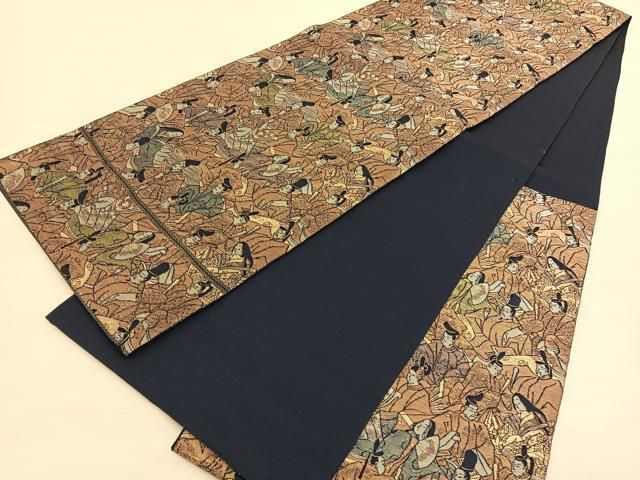 5616▲櫛引織　絲季織　未着三点セット　お洒落呉服　定価48万円 5616△櫛引織絲季織未着三点セットお洒落呉服定価48万円
