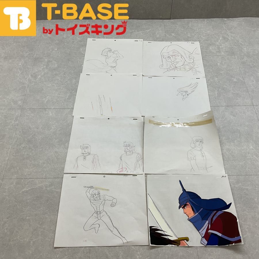 原画　サイボーグ009  ジェット　他　作者不明作　セル画　8枚セット品