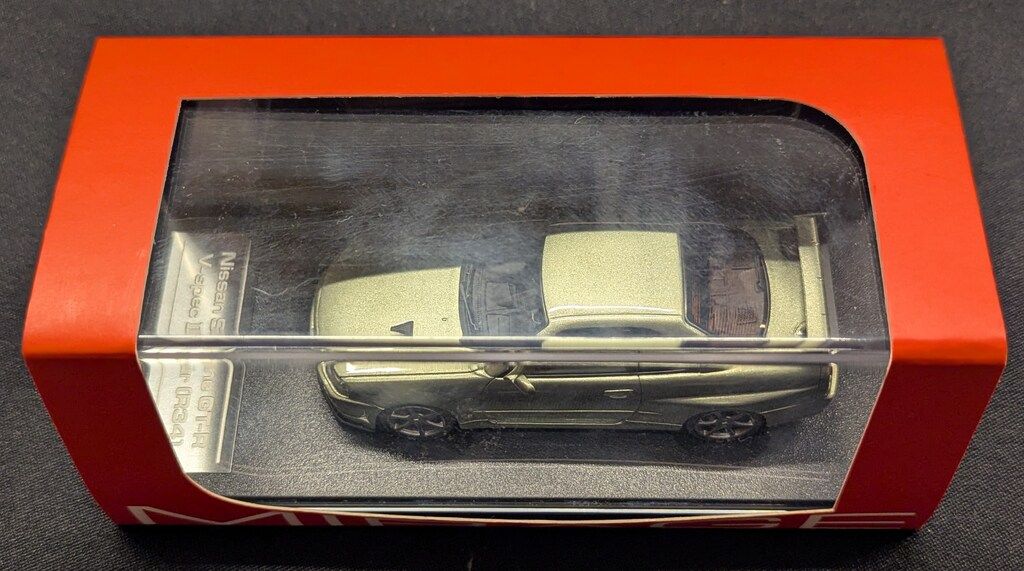 hpi racing 1/43 MIRAGE Nissan Skyline GT-R V-Spec II Nur(R34