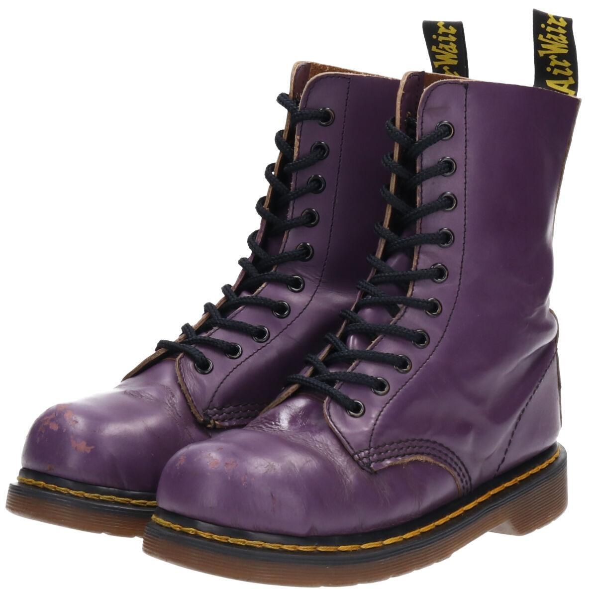 中古品　ドクターマーチン 古着 ドクターマーチン Dr.Martens 10ホールブーツ 英国製 UK6B