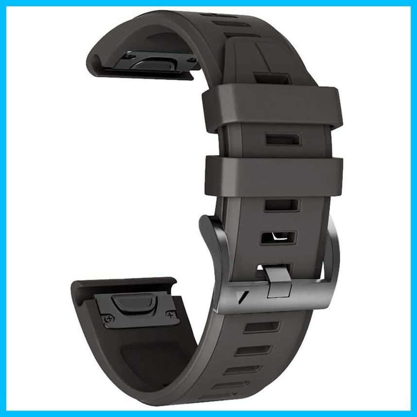 【在庫処分】Fenix 7X (ガーミン) 6X GARMIN 5X 5 26mm 6 シリコン 22mm ストラップ ループ シリコンウォッチバンド スポーツバンド 時計バンド 時計ベルト 防水性 for ガーミン 用 [XYTYJQ] 交換バンド