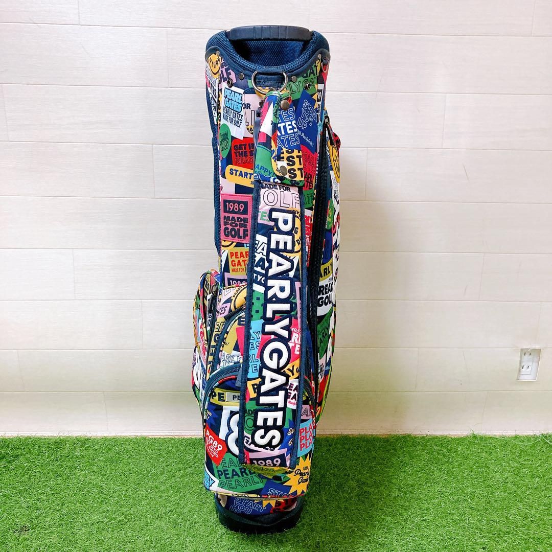限定品　パーリーゲーツカラフル　ワッペン　スタンド式　アイアンカバー付属 限定品 パーリーゲーツカラフル ワッペン スタンド式 アイアン