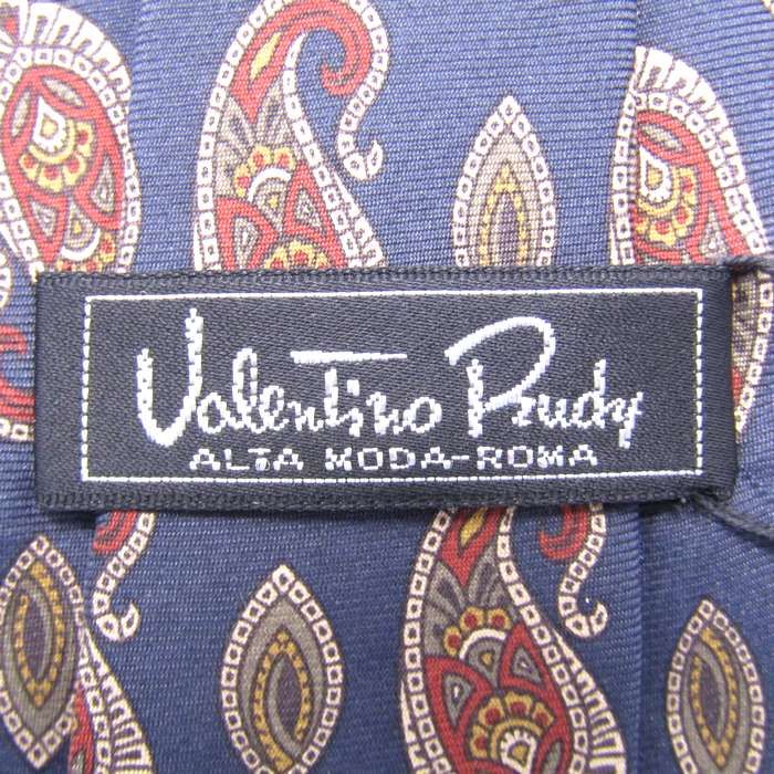 【新品未使用】Valentino ペイズリー柄 ネクタイ 新品 ヴァレンティノルディ ブランド ネクタイ ペイズリー シルク