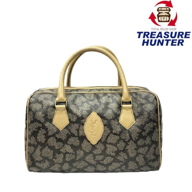 YVES SAINT LAURENT(イヴサンローラン) ジラフ柄 ボストンバッグ