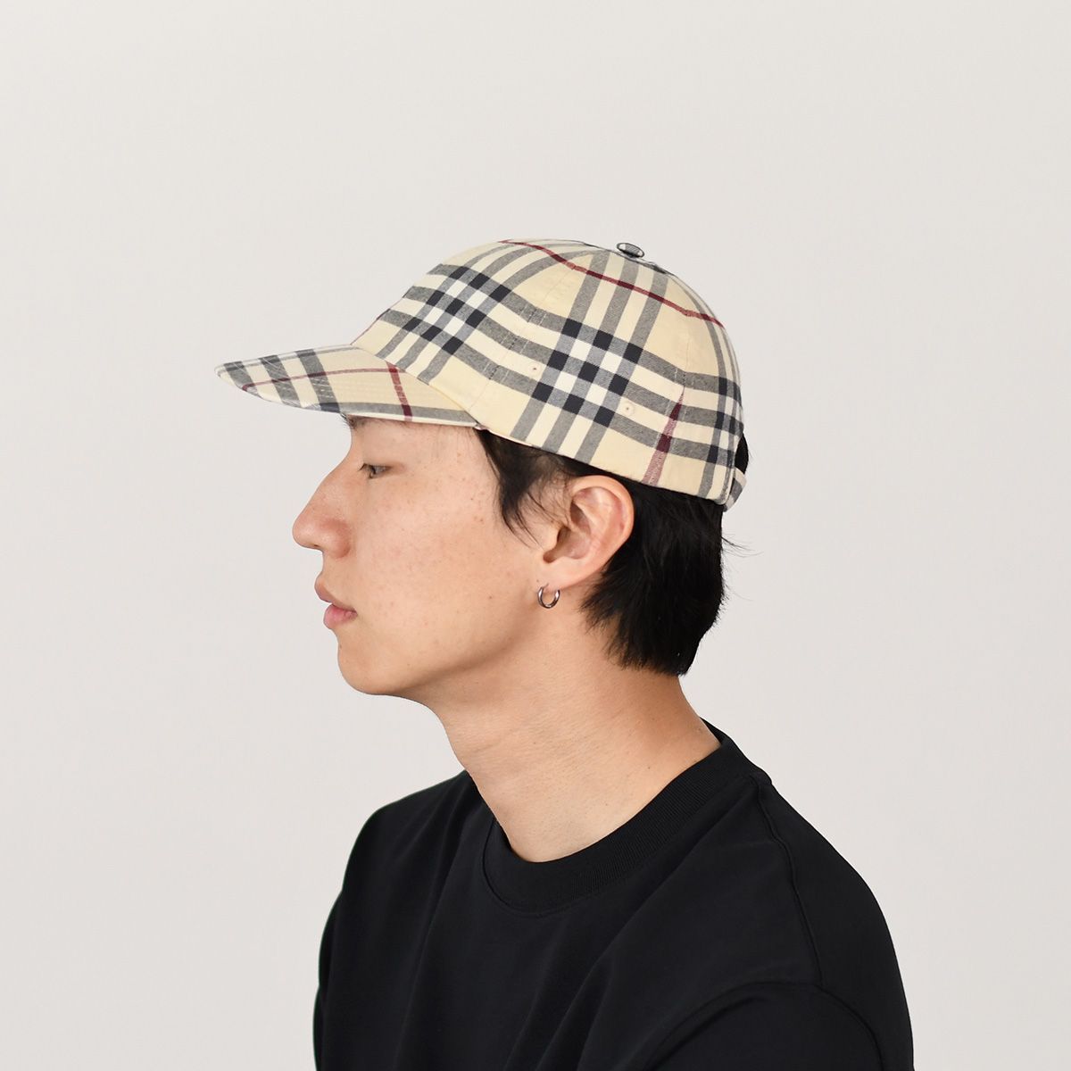 BURBERRY バーバリー 帽子 キャップ 8073370 チェックコットン