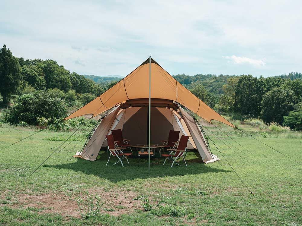 スノーピーク雪峰祭2022秋コネクトタープヘキサアイボリー