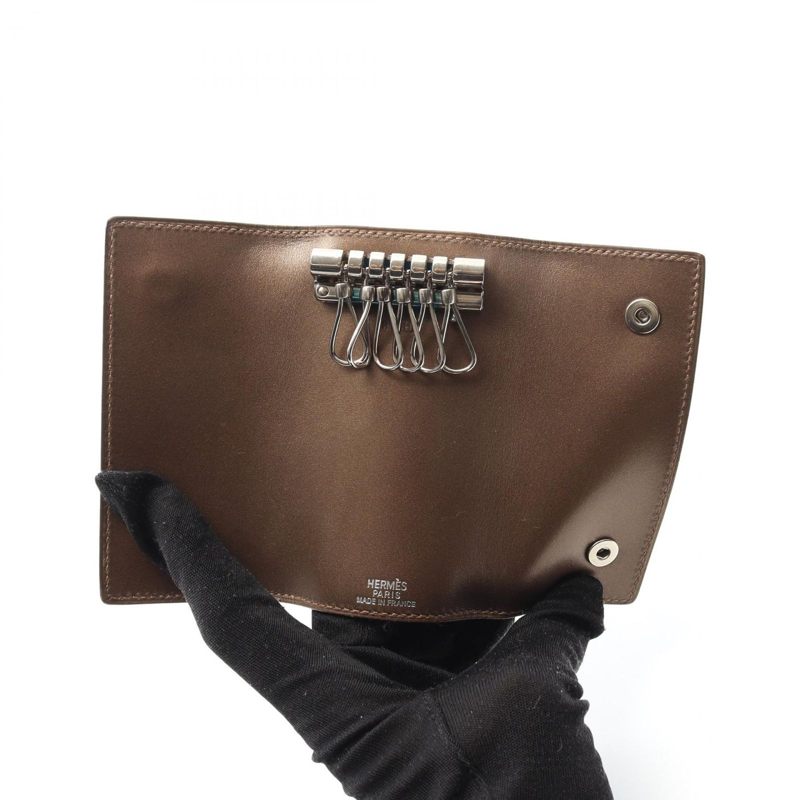 【美品・箱付】HERMES エルメス セリエ キーケース 6連 ブロンズ系 エルメス HERMES キーケース セリエ ブロンズ系 その他 セリエ 6連キー