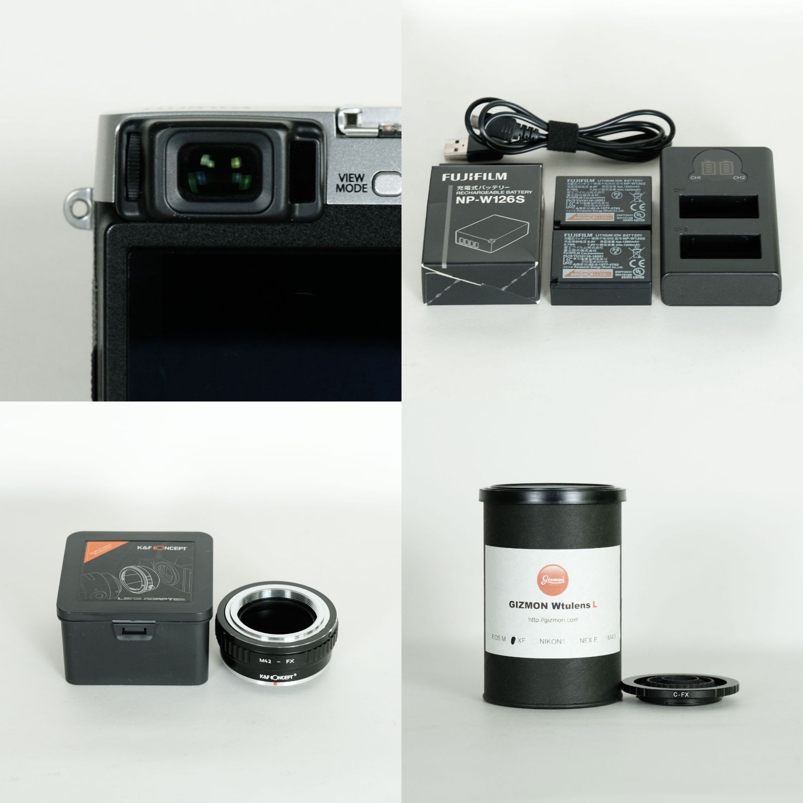 良品｜バッテリー2個＋おまけ多数] FUJIFILM X-E3 [ボディ シルバー