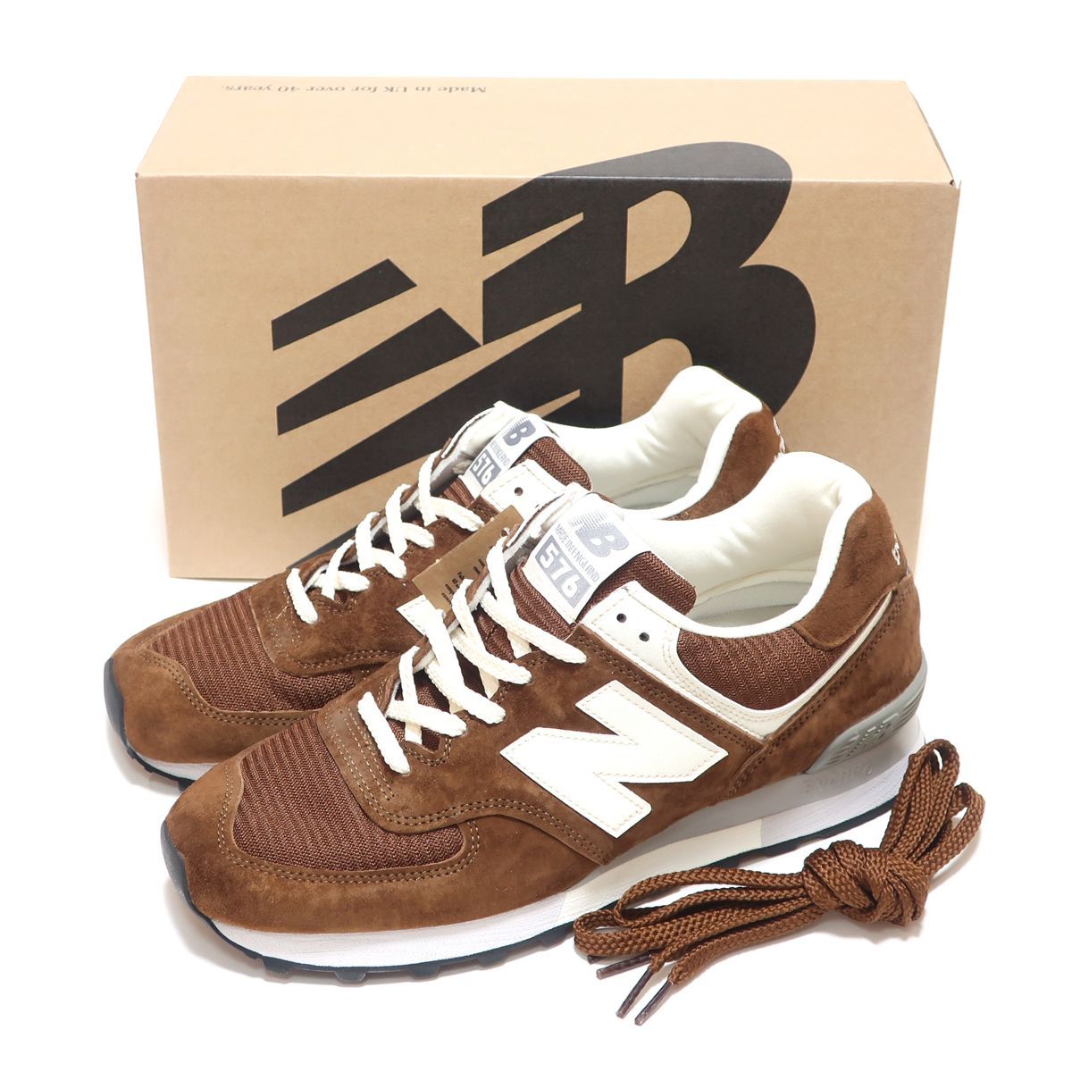 newbalance M 576UK（茶色） NEW BALANCE OU576BRN BROWN SUEDE MADE IN UK M576 ENGLAND