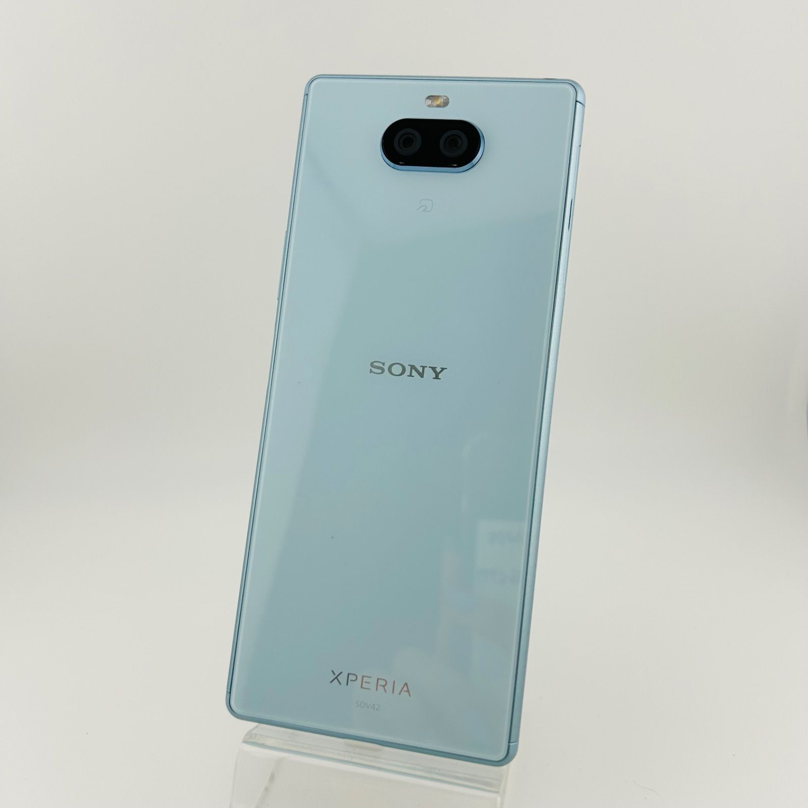 美品 バッテリー良好 Xperia 8 SOV42 64GB ブルーSIMフリー(simロック