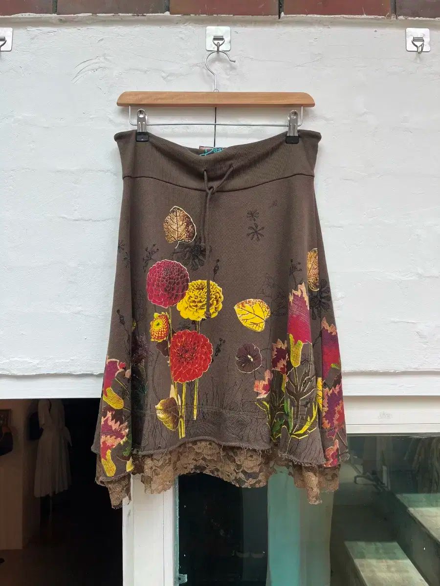 Desigual コットン レイヤード スカート S