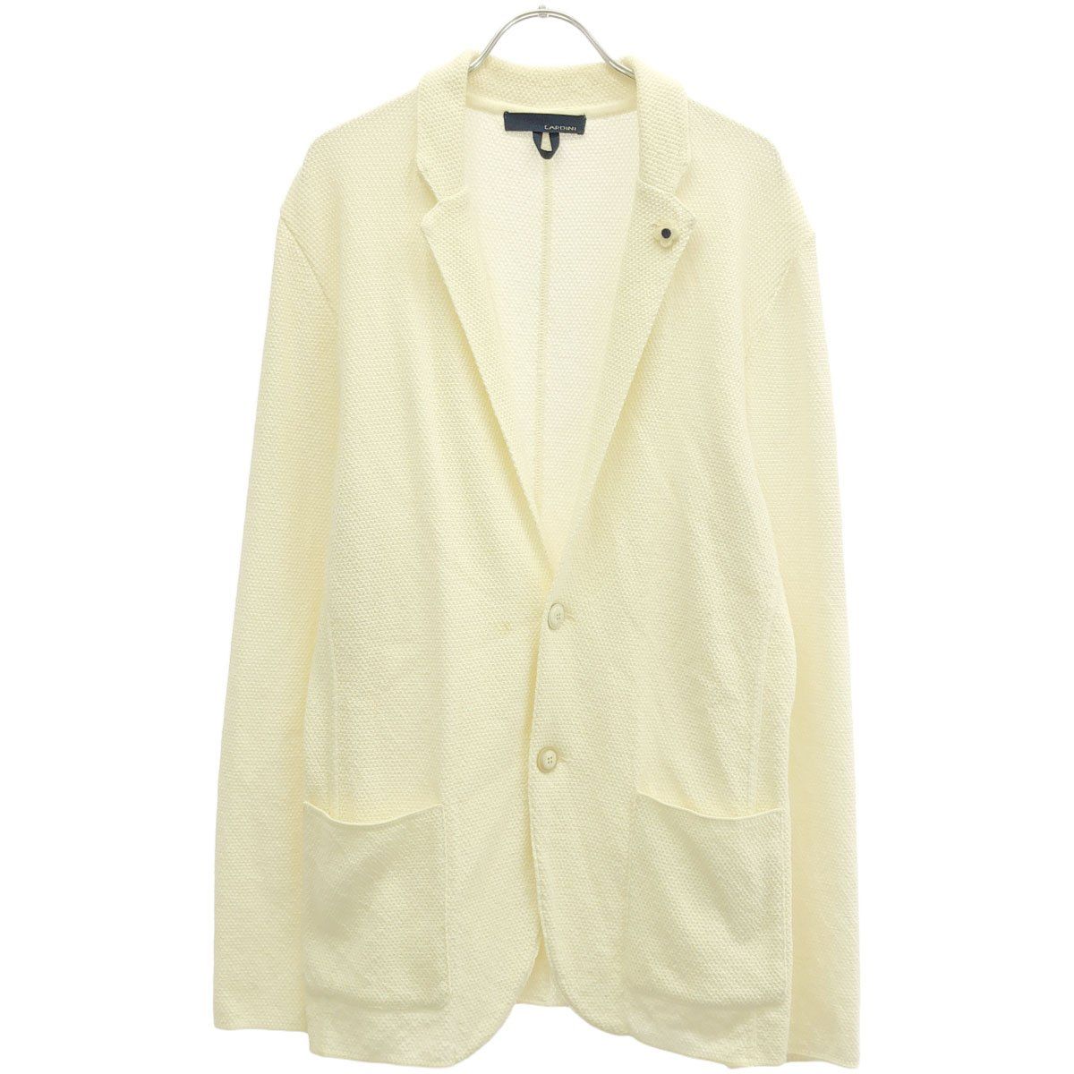 ★新品未使用★LARDINI ラルディーニ　ニットジャケット　コットンM LARDINI 美品/国内正規 ラルディーニ JKLJM19 コットン ニット