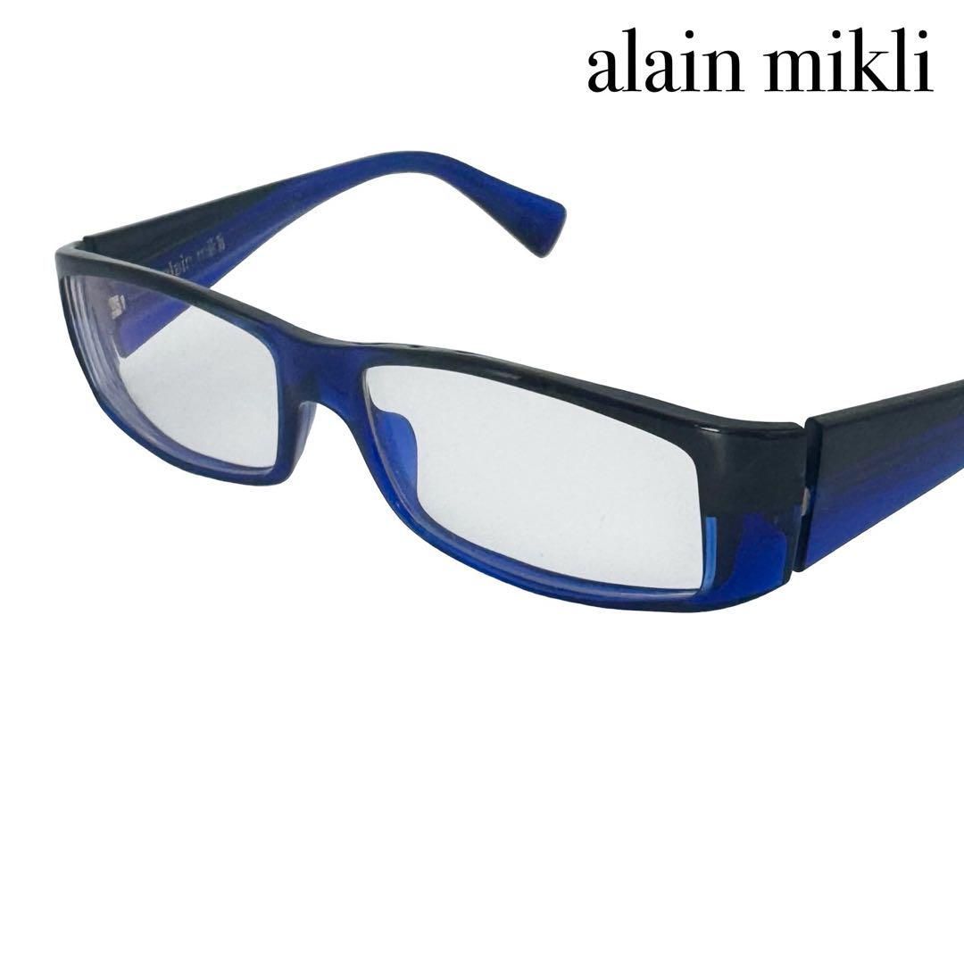 ALAIN MIKLI アランミクリ メガネ 眼鏡 めがね Lesca レスカ alain mikli アランミクリ メガネ 度入り 1724 ケース付き めがね