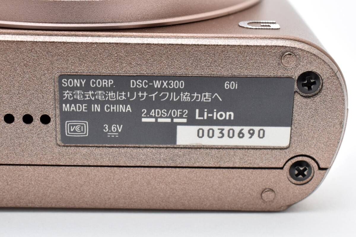 ☆良品☆ ソニー SONY Cyber-shot DSC-WX300 ブラウン
