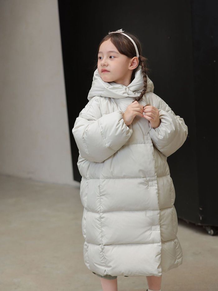 子供服 冬服 ダウンジャケット ロングダウンコート キッズ 女の子 可愛い ダウンコート ジュニア 子供 ロングコート 暖かい トップス アウター ダウン 軽量 KAPE1] 子供ダウンジャケット 女の子ジャケット 男の子コート フード