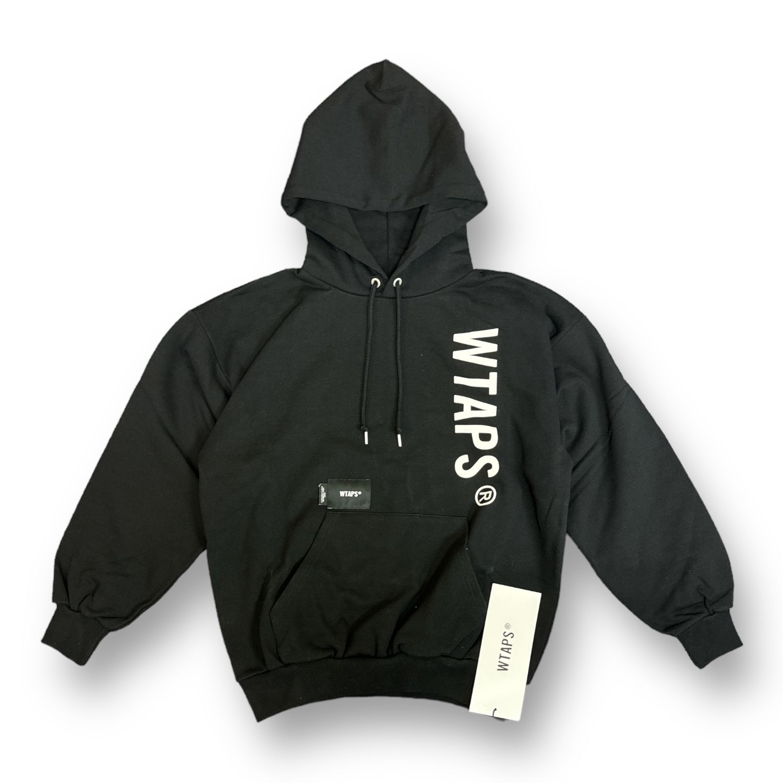 定価20900円 新品 WTAPS 23AW SIGN / HOODY / COTTON サイン スウェット フーディー プルオーバー パーカー  ダブルタップス 232ATDT-HPM01S ブラック - メルカリ