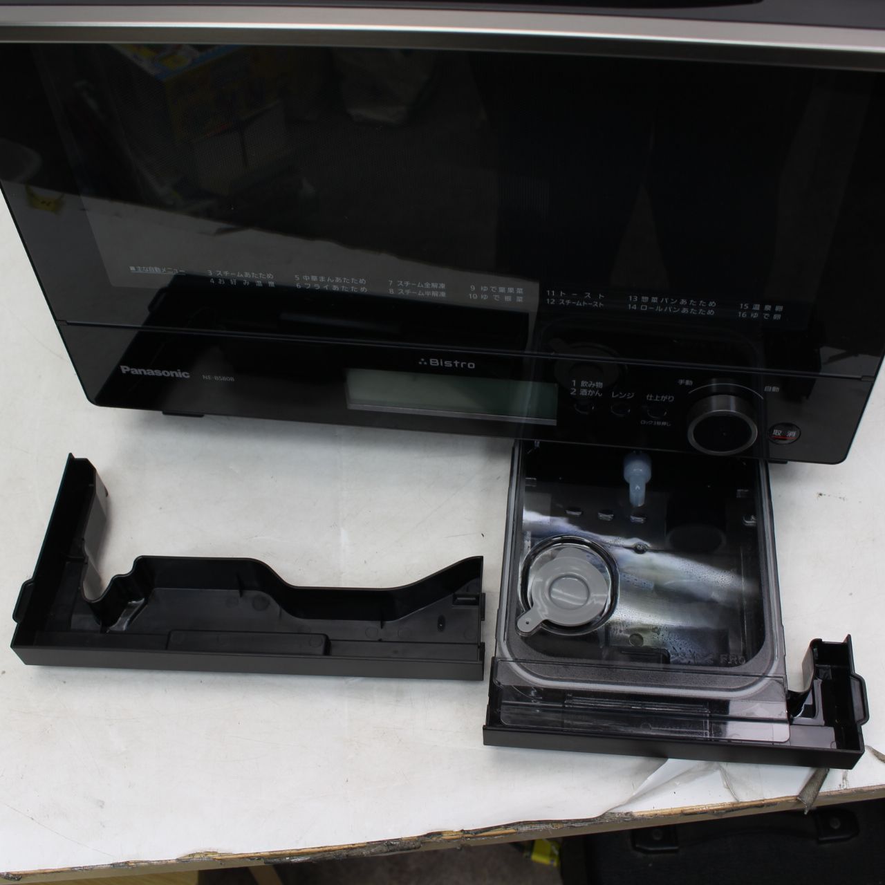 2025超人気。 IS738 パナソニック 30L 2段調理 スチームオーブンレンジ ビストロ NE-BS808-K ブラック 2021年製 【送料無料】
