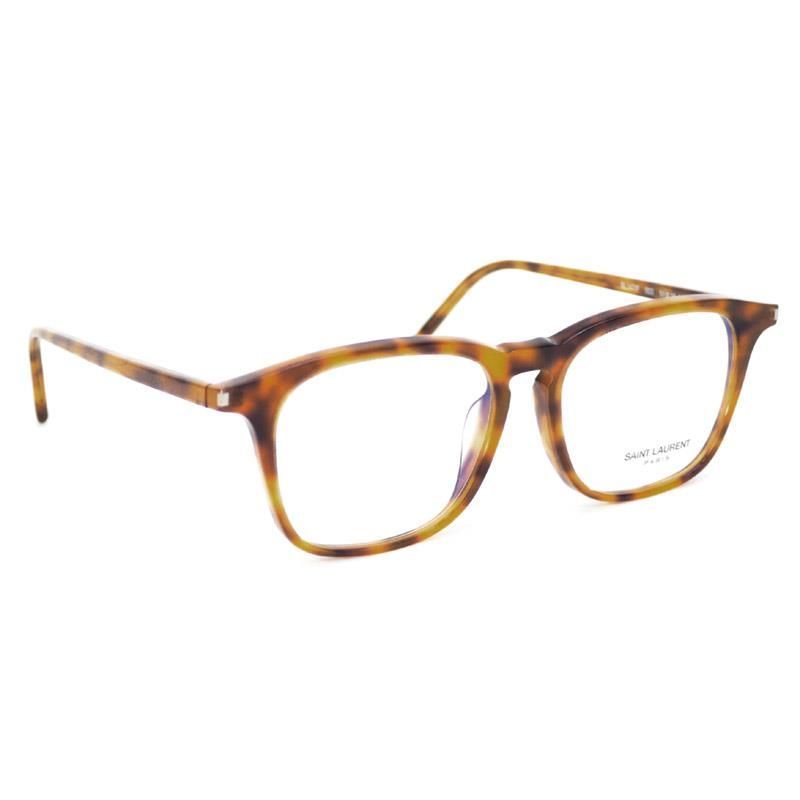 Saint Laurent ロゴ ハバナ メガネ ブラウン Brandol / SAINT LAURENT サンローラン パリ メガネフレーム