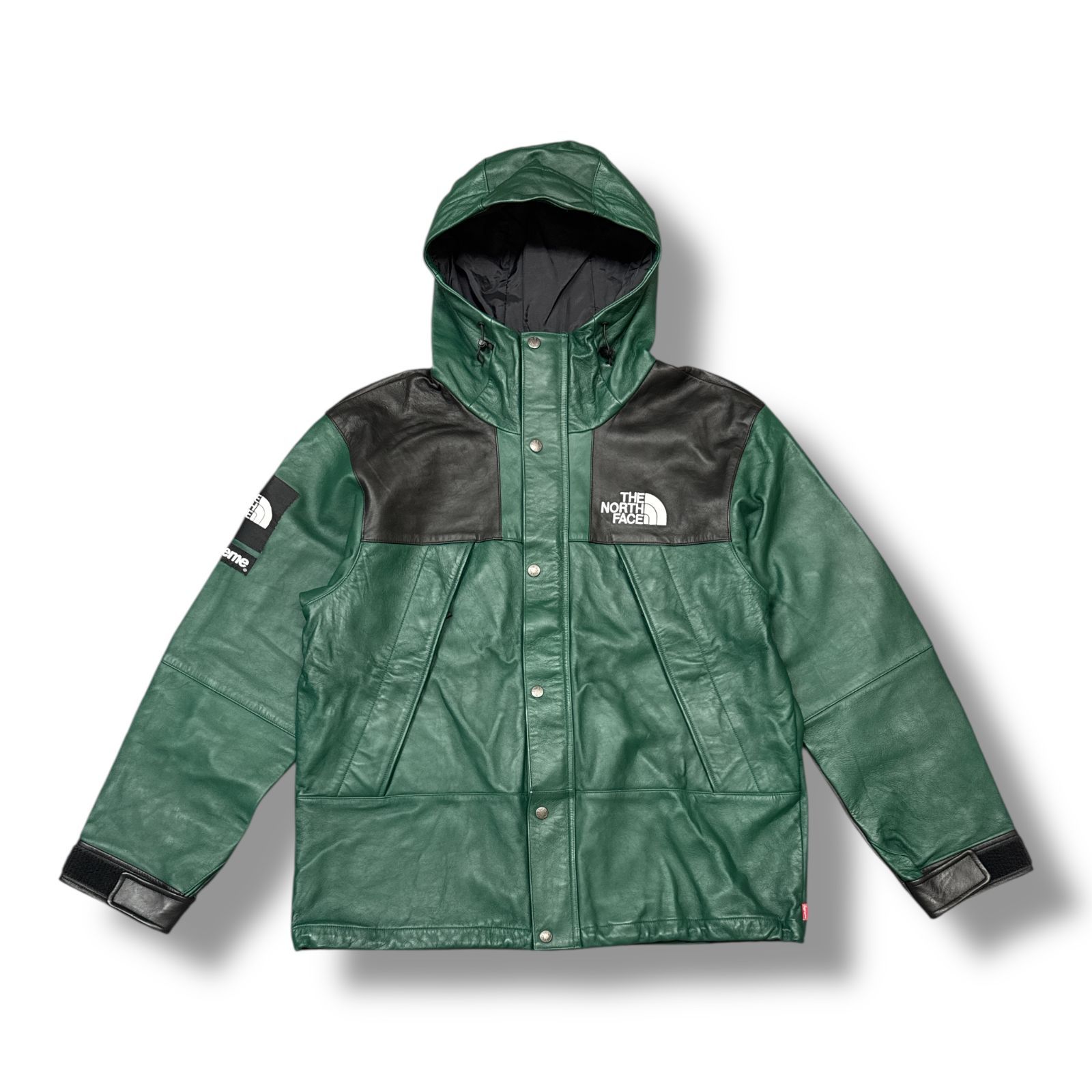 シュプリーム　supreme 18AW マウンテンレザージャケット 新品 18AW SUPREME × THE NORTH FACE Leather Mountain Parka 黒