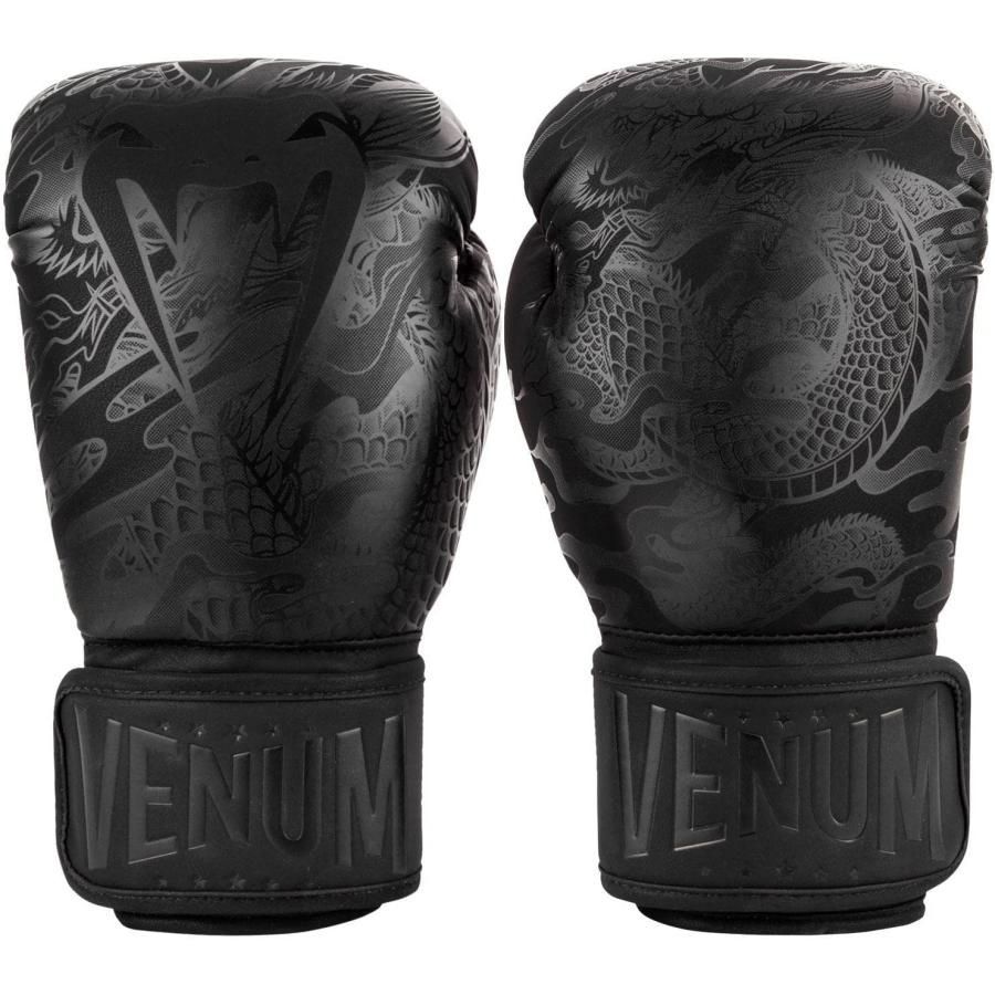 VENUM ヴェナム ヴェヌム ボクシンググローブ Dragon's Flight ドラゴンズフライト キックボクシング スパーリング ブラック ブラック 黒