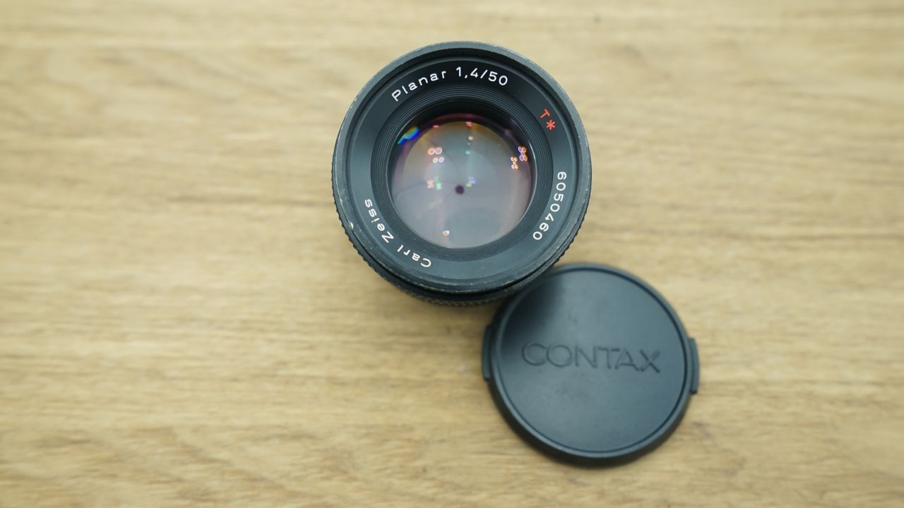 8246 良品 Contax Planar 50mm 1.4 AEJ - レンズ(単焦点)