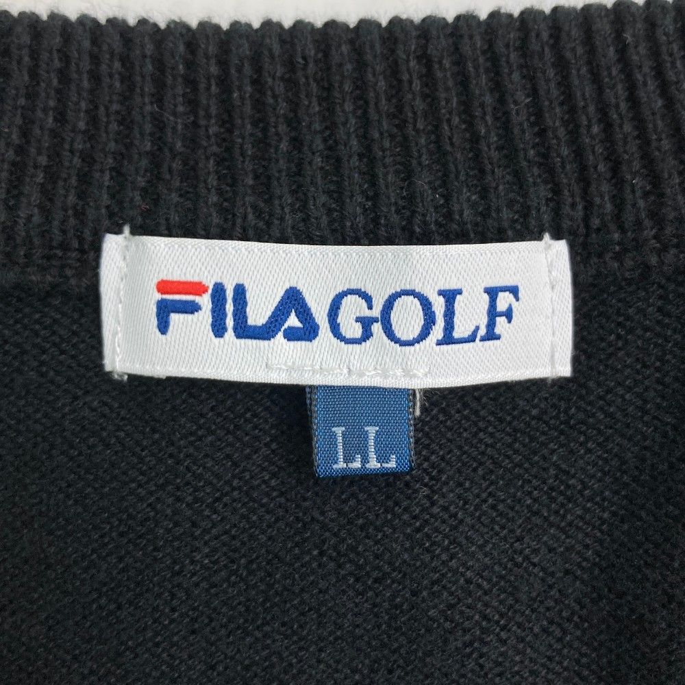 サイズ：LL FILA GOLF フィラゴルフ 長袖ニットセーター