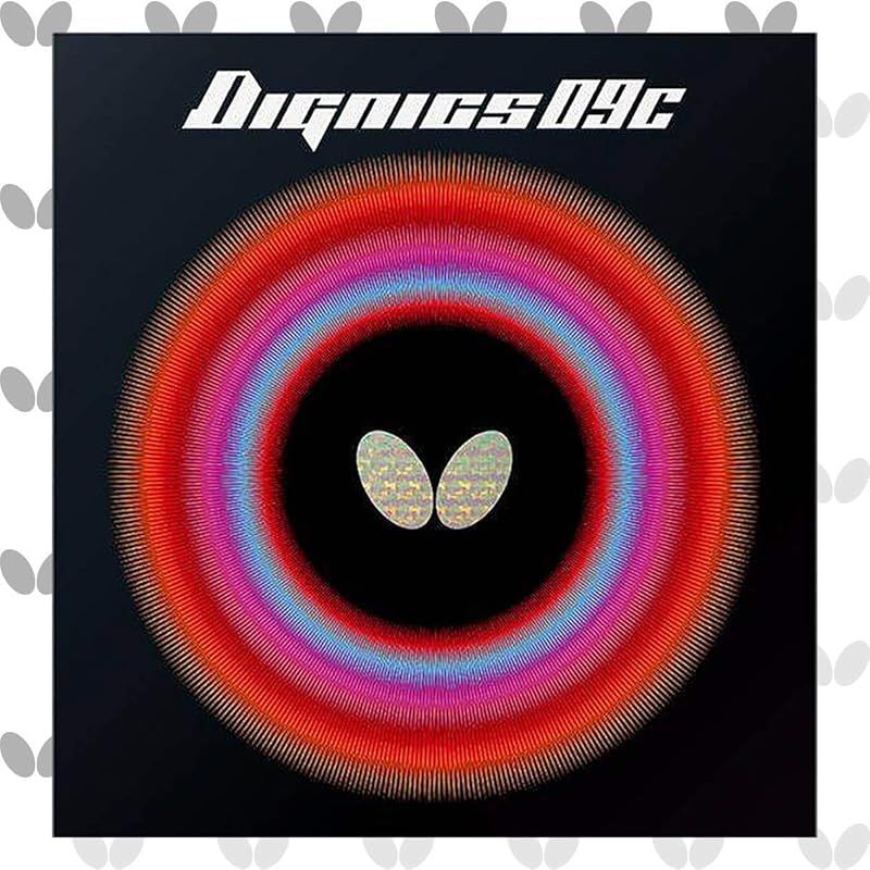 バタフライ(Butterfly) 卓球用ラバー ディグニクス09C レッド トクアツ