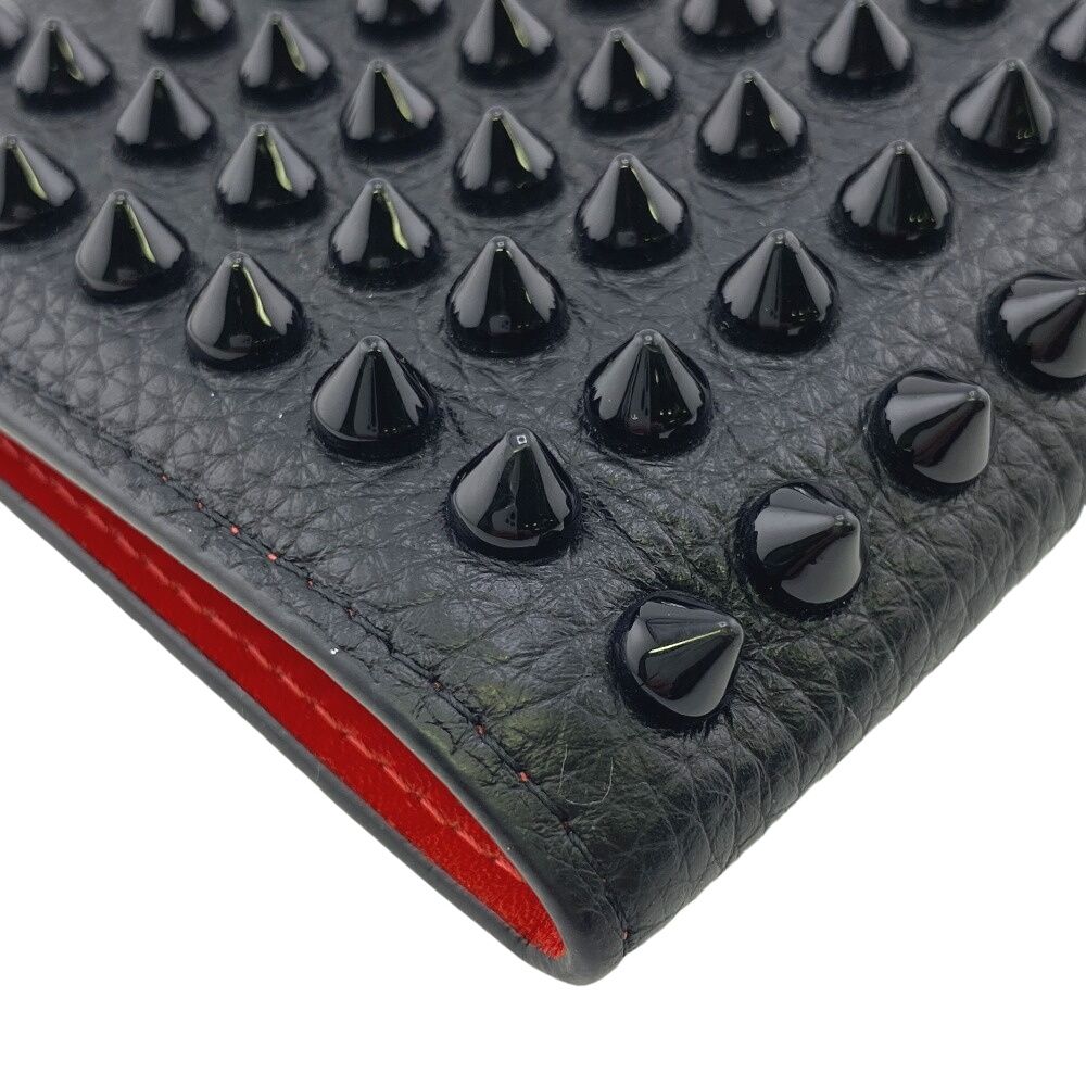 Christian Louboutin/クリスチャンルブタン スタッズ レザー 二つ折り