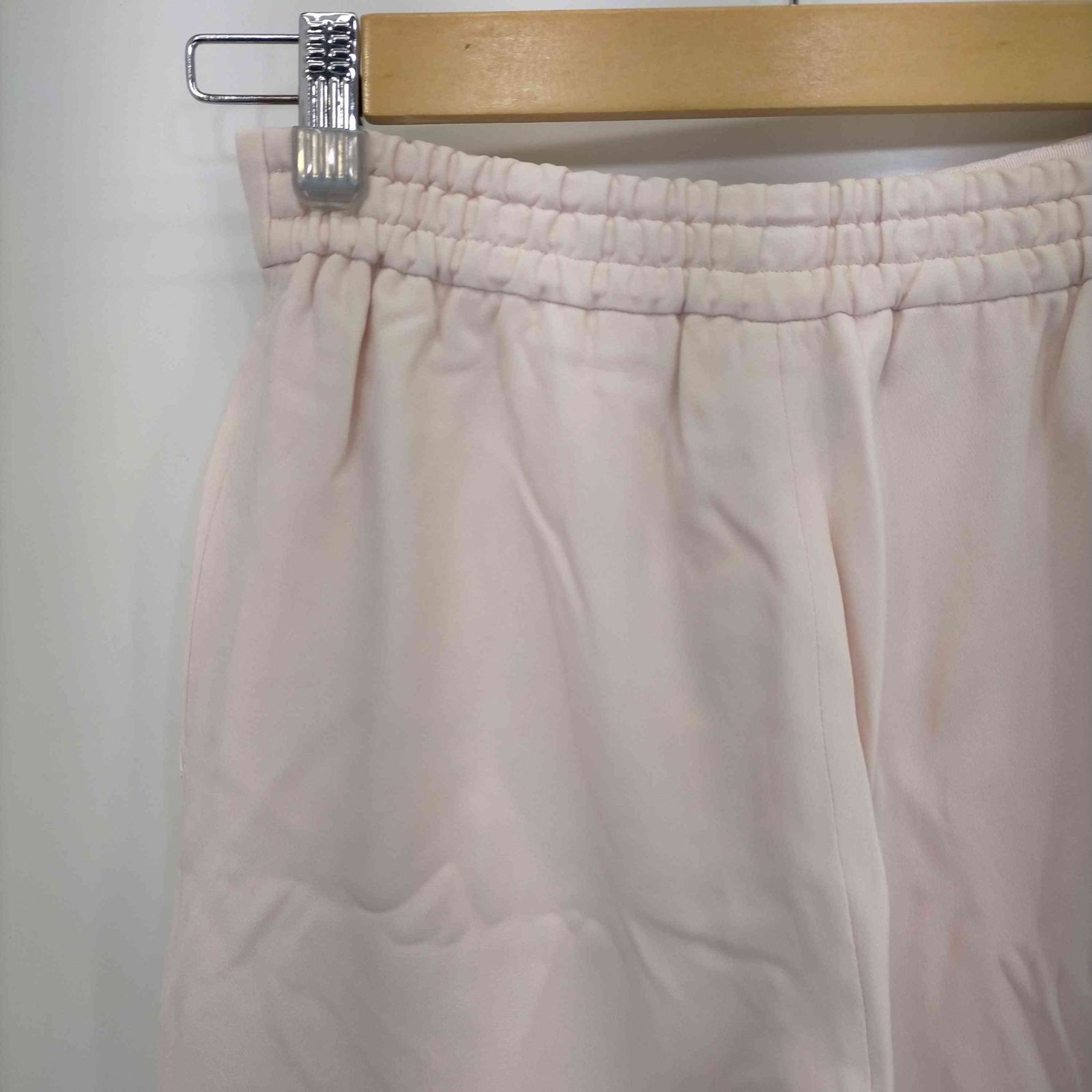 美品♡ Drawer シルク パンツ ドゥロワー ウエストゴム アイボリー系