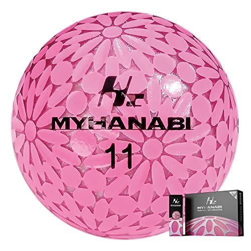 特価公式 MYHANABI H2 マイハナビ ゴルフボール ピンクシルバー 1