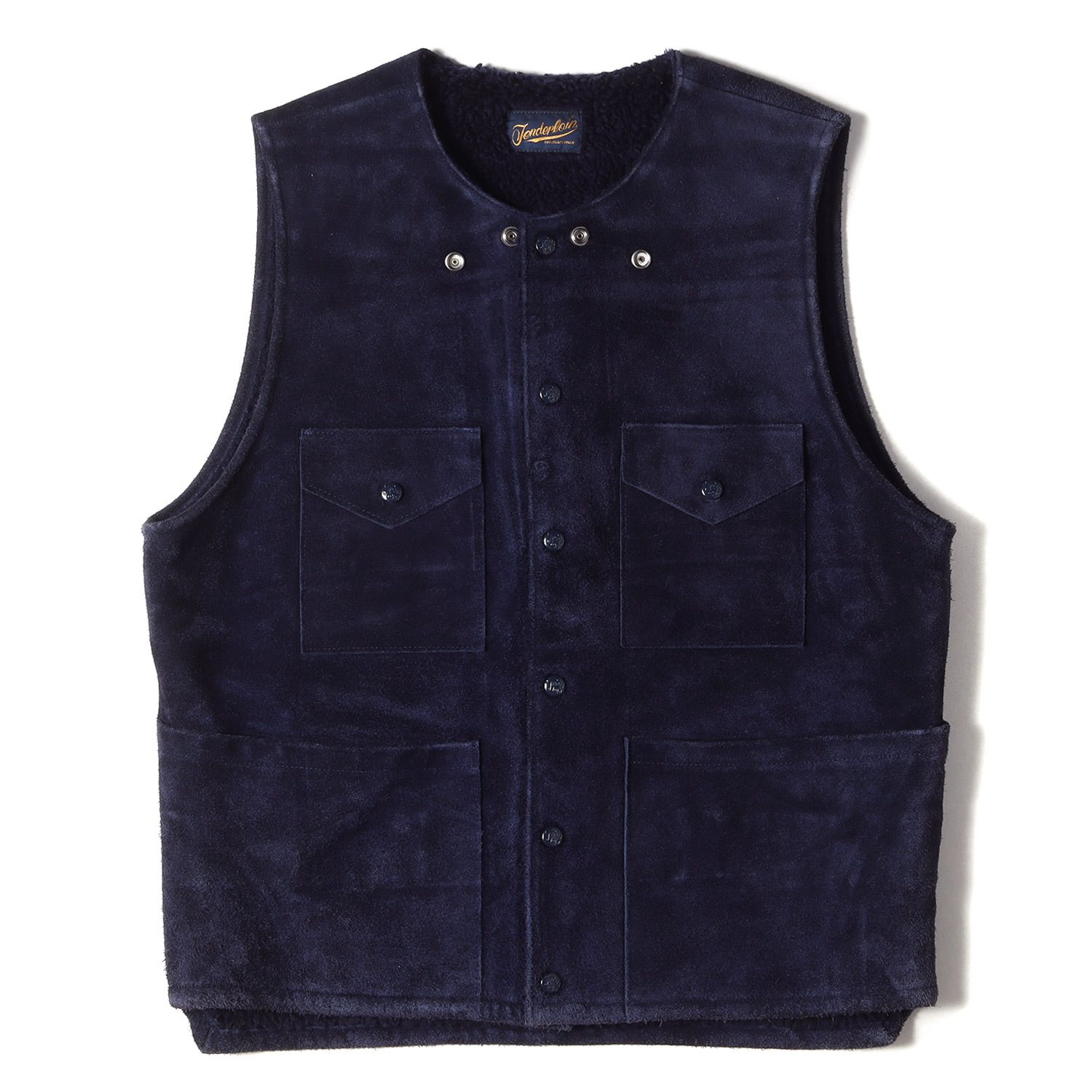 テンダーロイン スウェードベスト TENDERLOIN テンダーロイン ベスト 裏ボア スウェードレザー