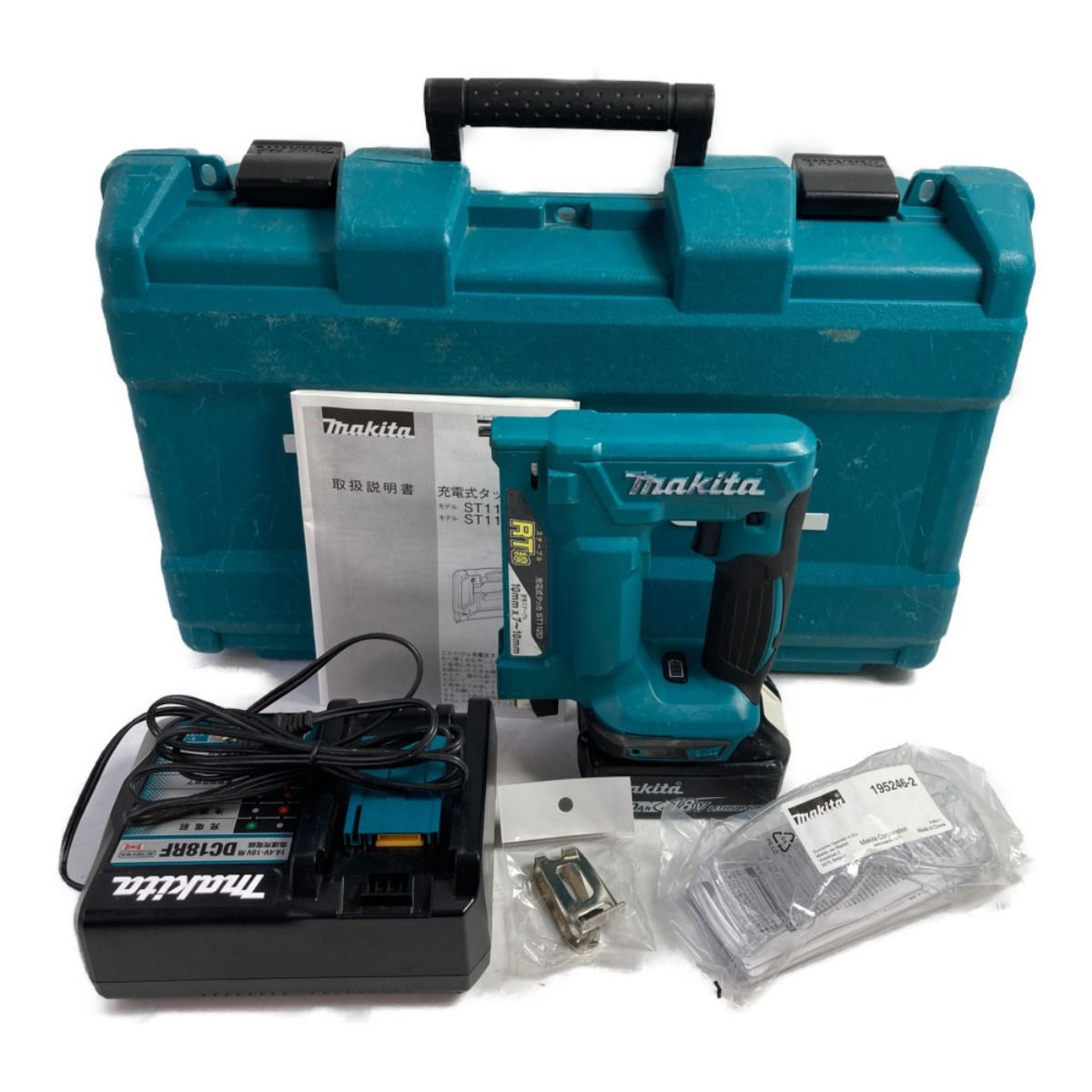 MAKITA マキタ 18V 10mm RT線 充電式タッカ バッテリ1個・充電器