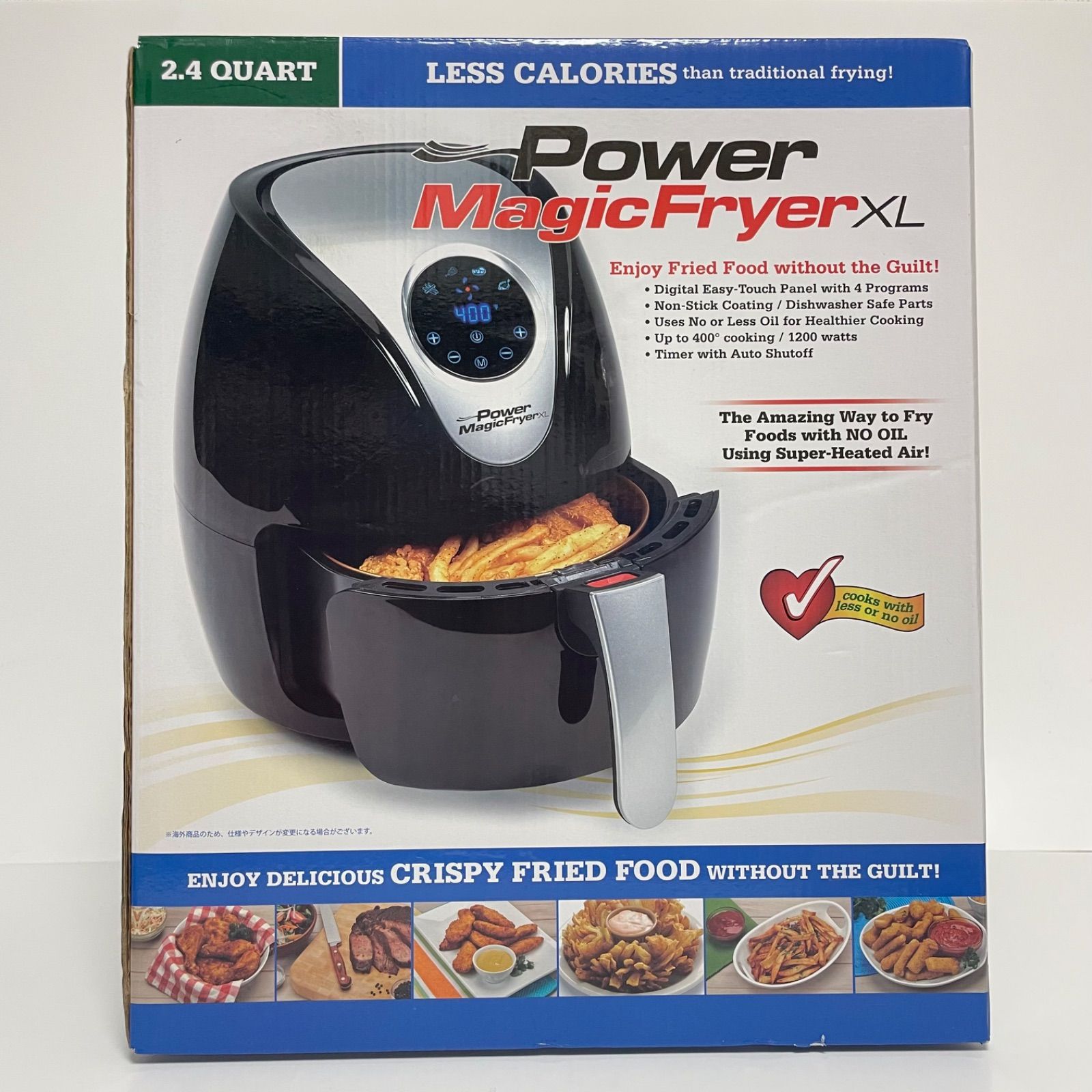 未使用 Power Magic Fryer XL パワーマジックフライヤーXL 取扱説明書兼レシピ付属 - メルカリ