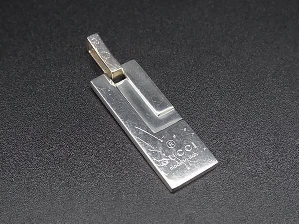 GUCCI グッチ SV925 プレート ネックレストップ ペンダント