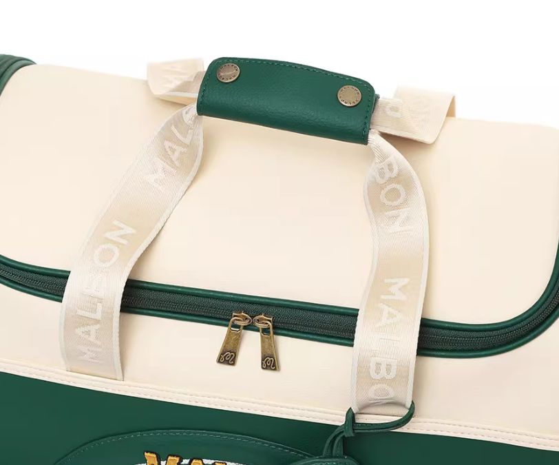 Malbon 高級PUゴルフバッグ 新作 衣類収納OK✨ レトロ×モダンの融合