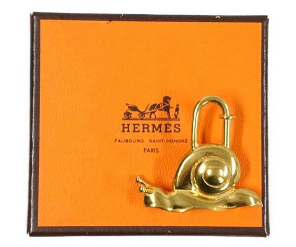 HERMES エルメス 1995年限定 カデナ カタツムリ チャーム トップ