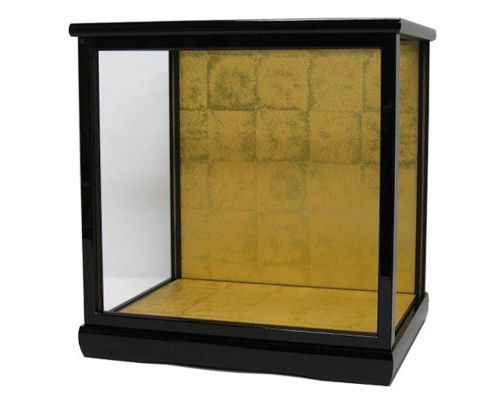 五月人形 日本人形ケース 幅 間口29.5cm 奥行24cm 高さ30cm黒