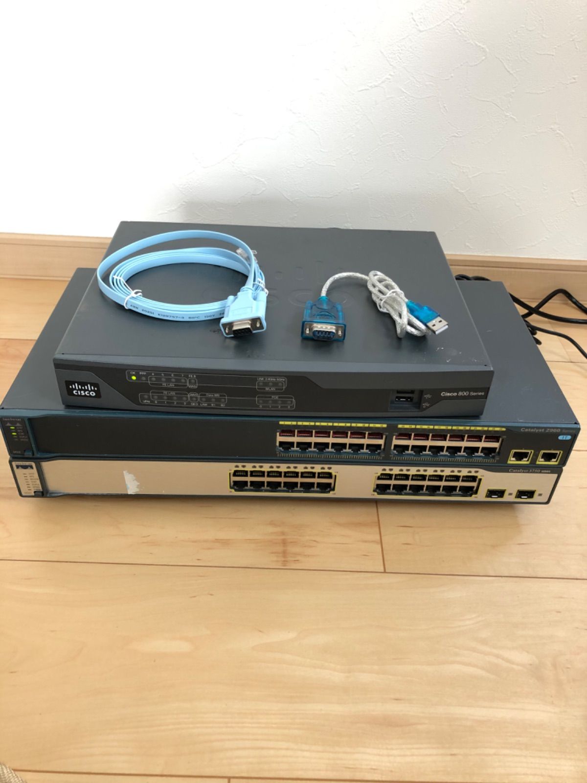 PC周辺機器【CCNA、CCNP】2台　L2スイッチ2960