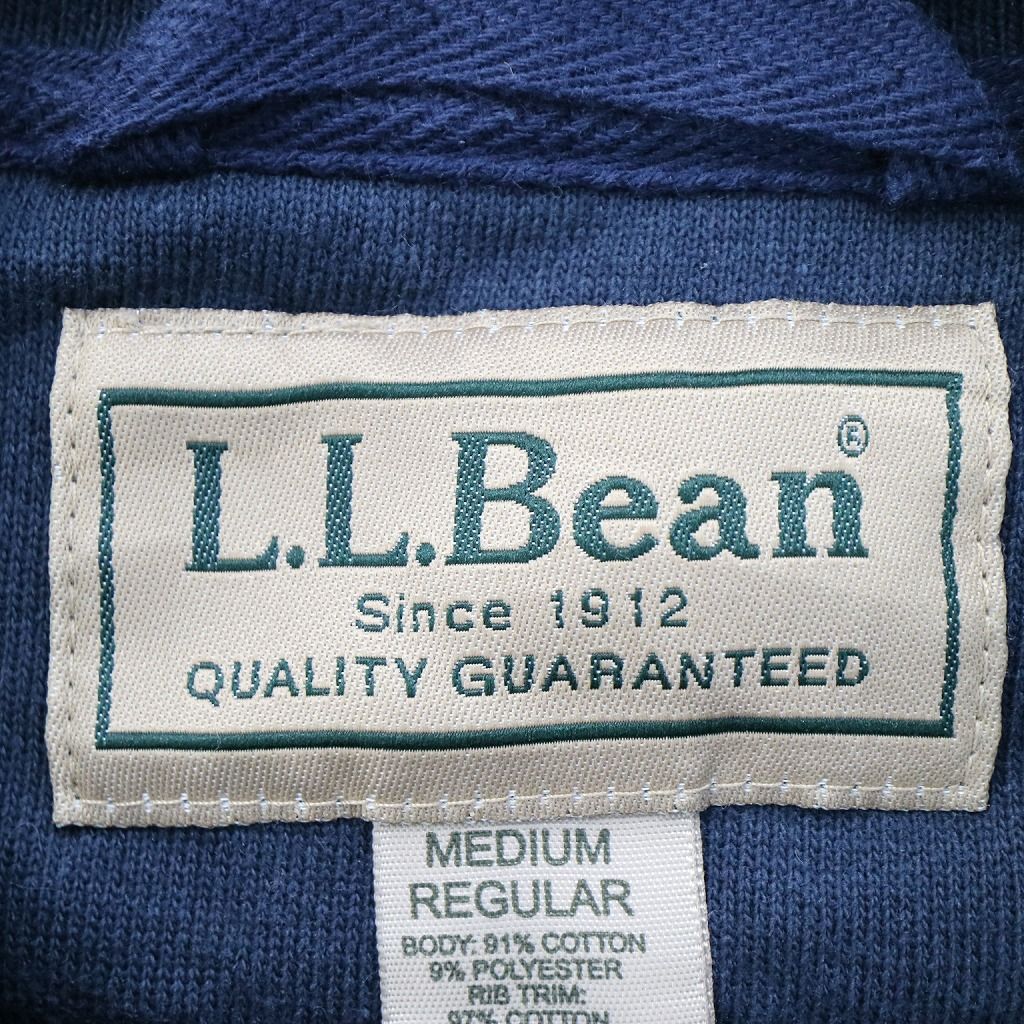 L.L.Bean エルエルビーン ワンポイントロゴ スウェット 前V ネイビー