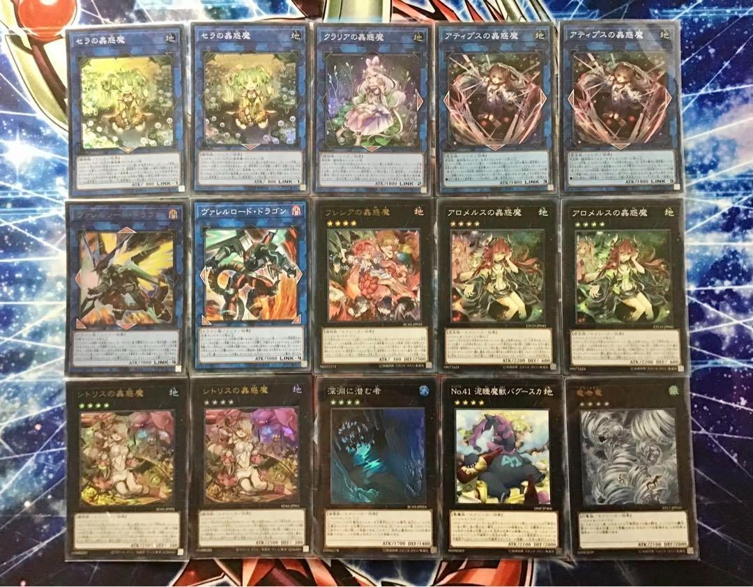 遊戯王 - 本格構築【蟲惑魔】デッキ&amp;EX15枚＆未使用三重スリーブ セット 本格構築【蟲惑魔】デッキ＆EX15枚＆二重スリーブ セット - メルカリ