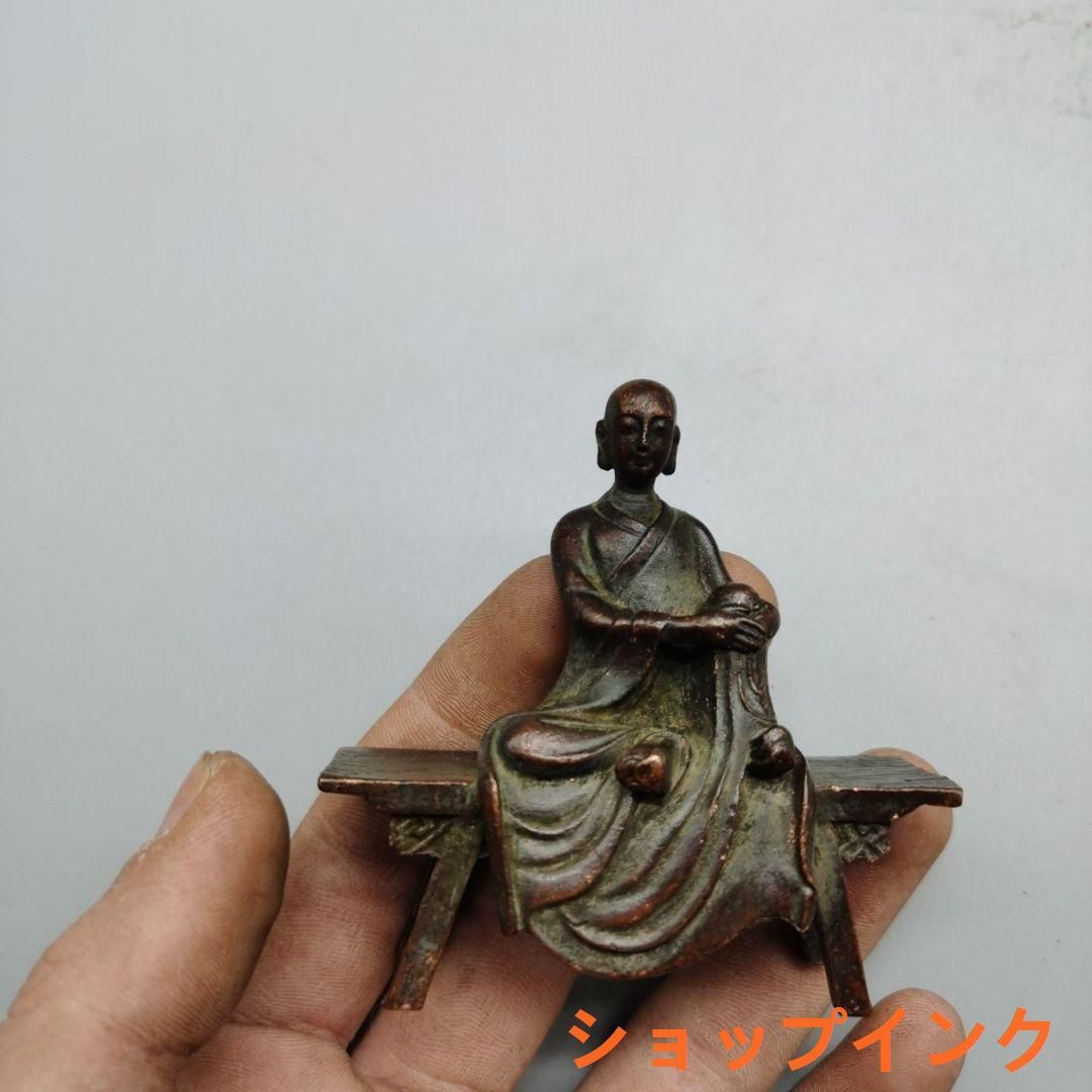 銅器 仏像 自在仏 菩薩 観音 仏像 彫刻 置物 開運 風水gzp0829