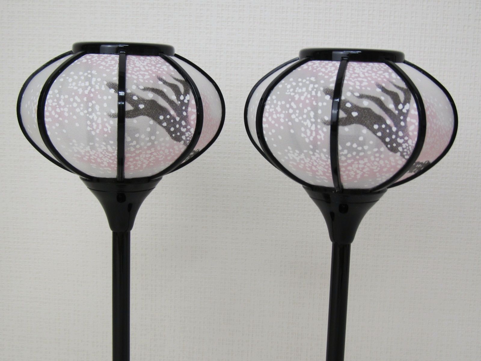 コードレス ぼんぼり 「京かすみ」 雪洞(LED) 31cm 電池式 雛