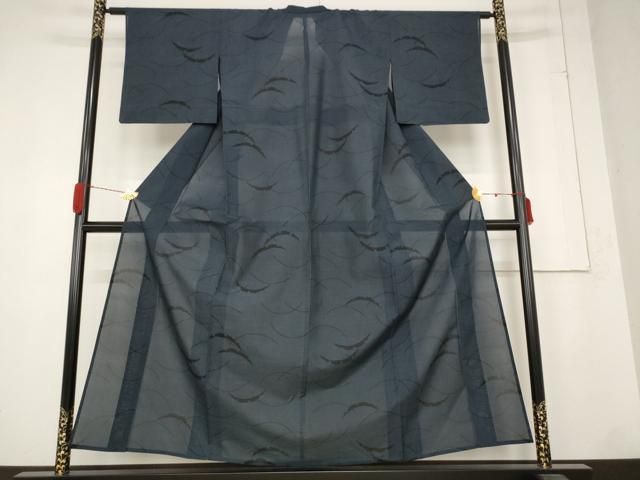 平和屋着物 夏物 本場大島紬 夏大島 雪芝文 正絹 AABB5937st